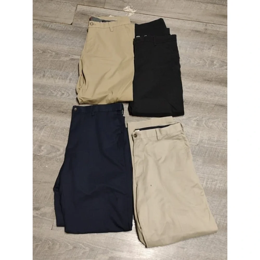 Dockers,Van Heusen, amazon essential Men's Pants Size 36X32 lot of 4